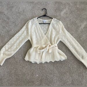 & other stories wrap cardigan